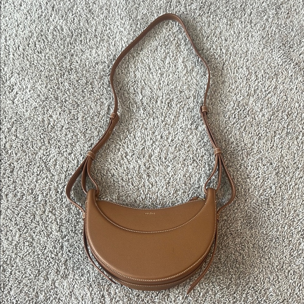 Tan Leather Crossbody Bag